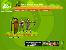 Tablet Screenshot of frogames.net